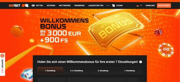 GG.BET desktop screenshot 1